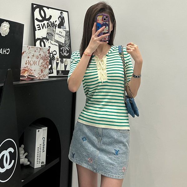 絶対欲しい！ディオール リブ ニット Tシャツ スーパーコピー deo00848